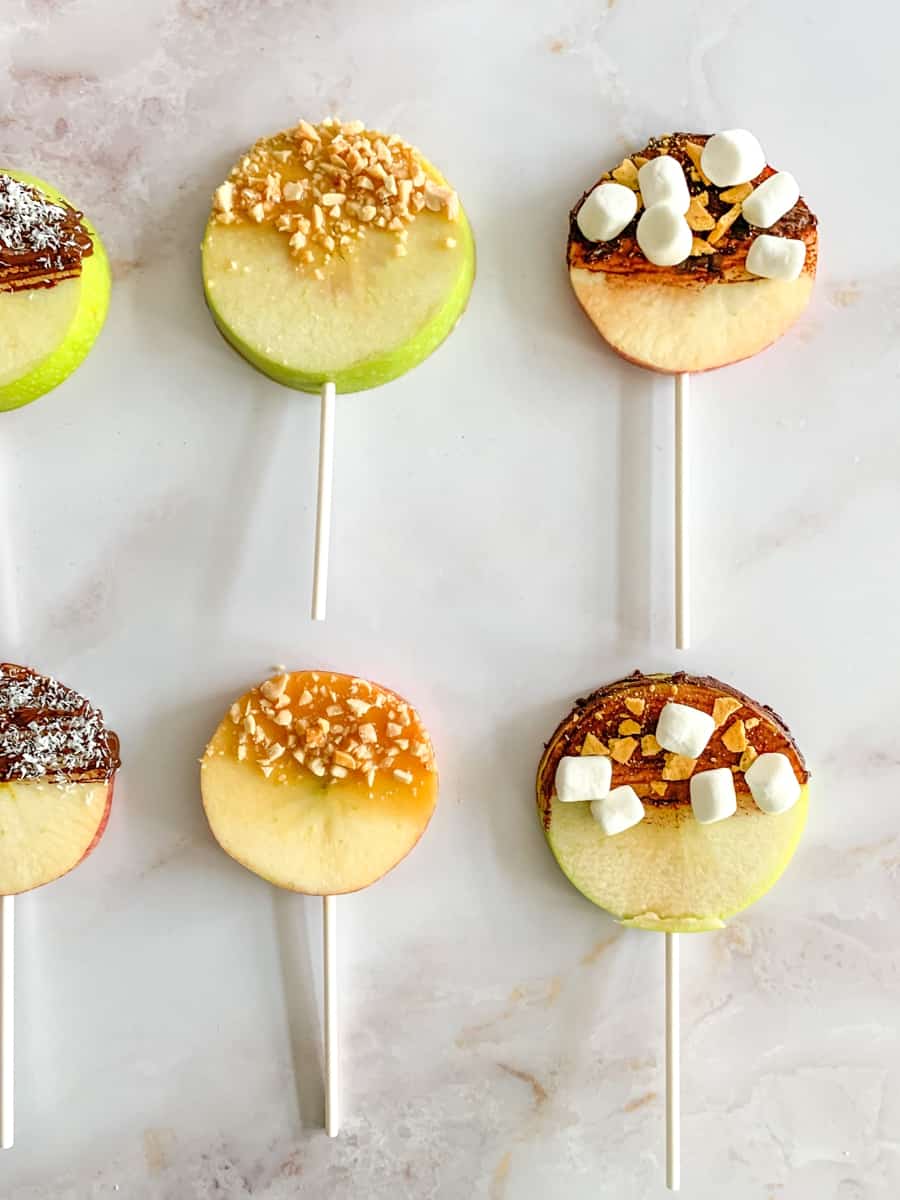 fruit apple lollipop fall treat 