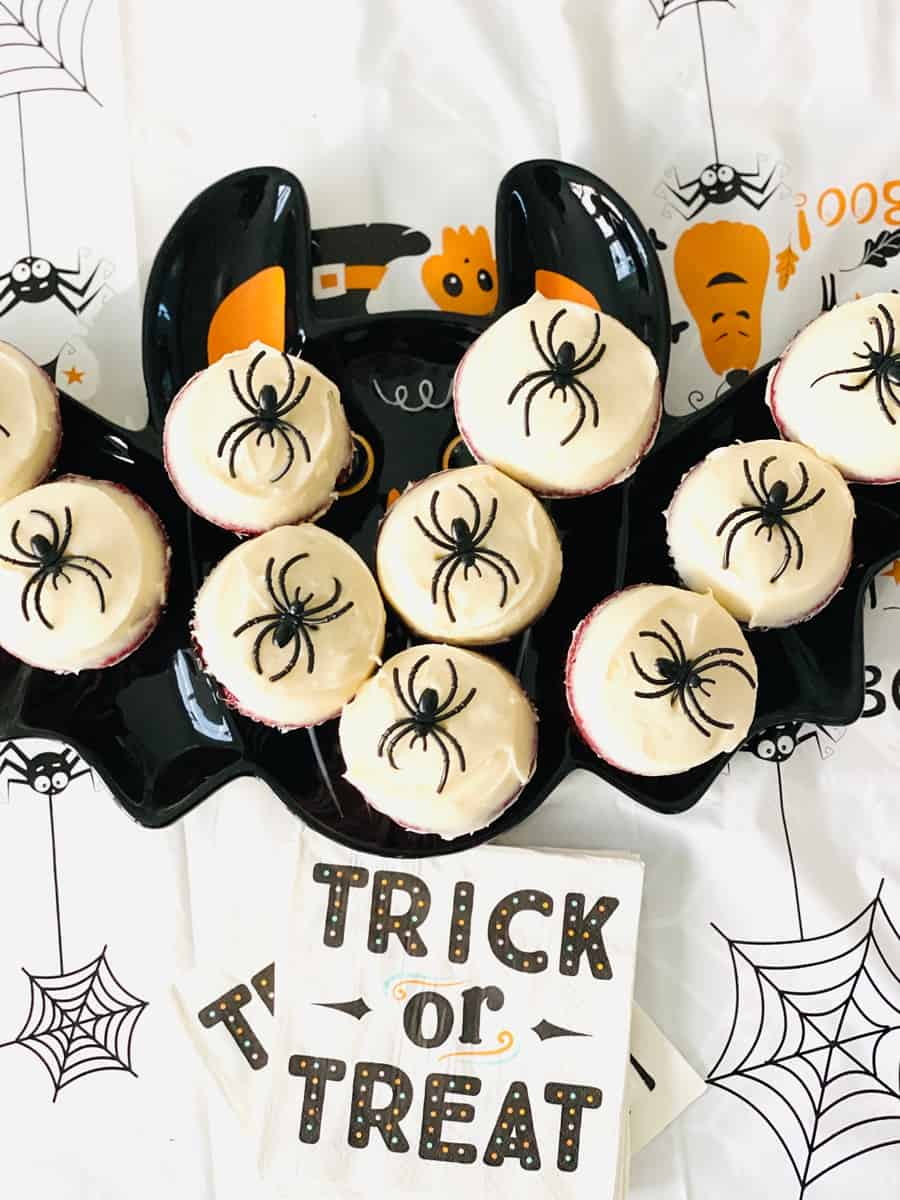 spider cupcakes