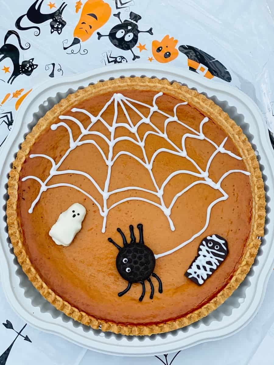 halloween pumpkin pie