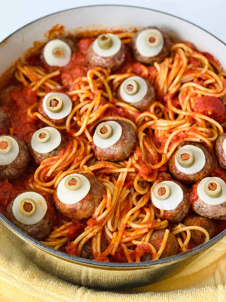 eyeball spaghetti and meatballs