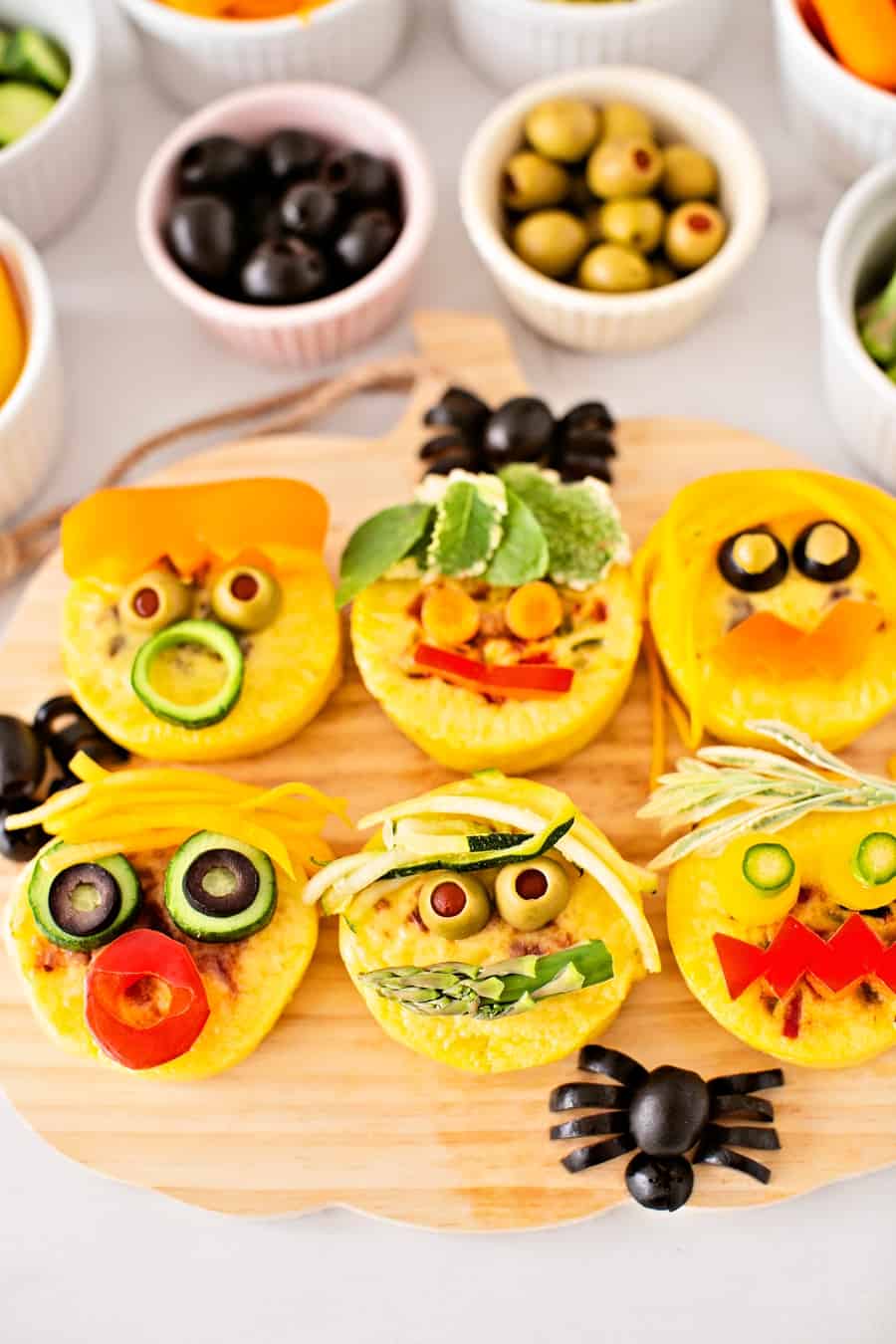 Egg Bites Monster Faces Kids Lunch