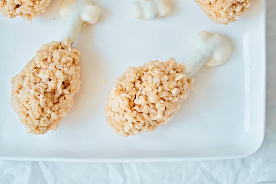 Arroz Krispie Turquia coxinha de galinha Tratar