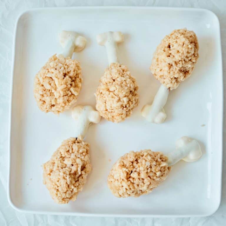 Rice Krispie Turkey Drumstick Treat