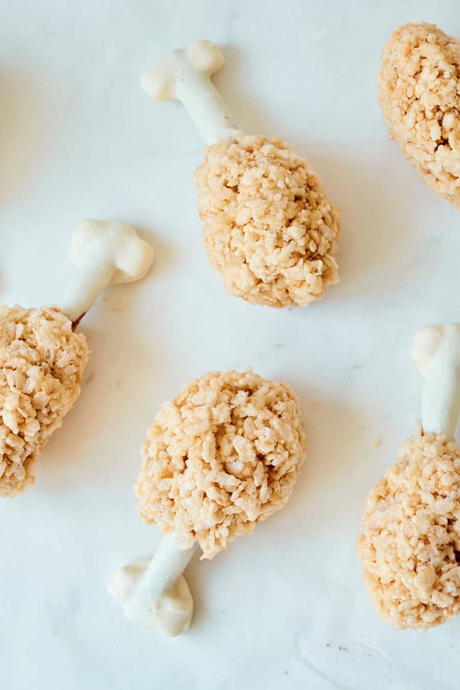 easy turkey drumstick rice krispy desert