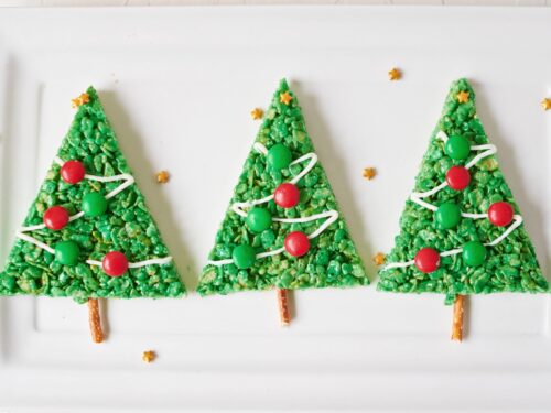 rice krispie christmas ornaments