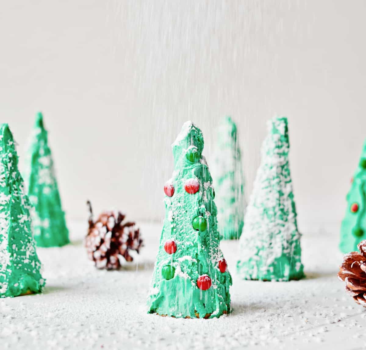 Ice Cream Cone Christmas Trees