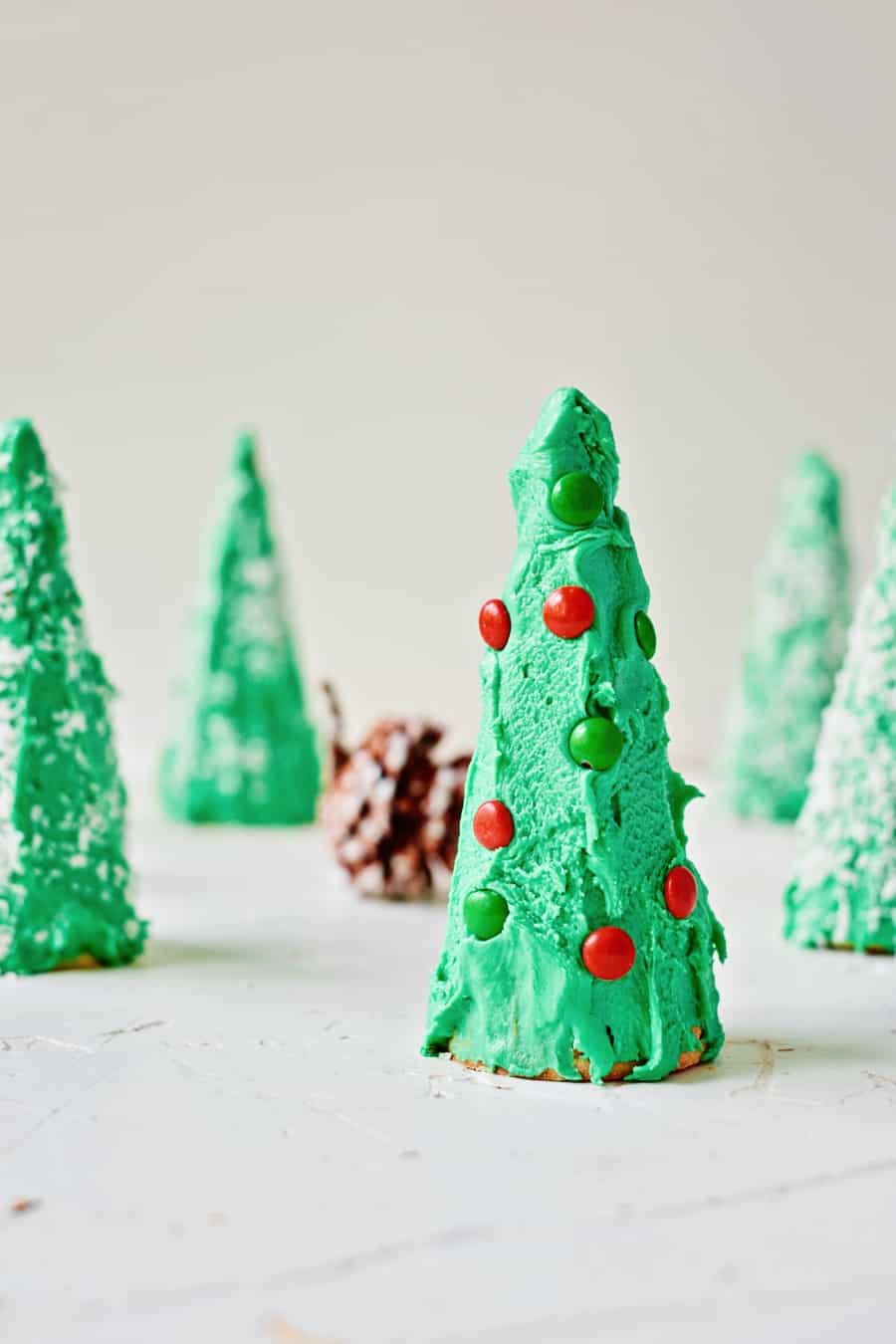 Ice Cream Cone Christmas Trees