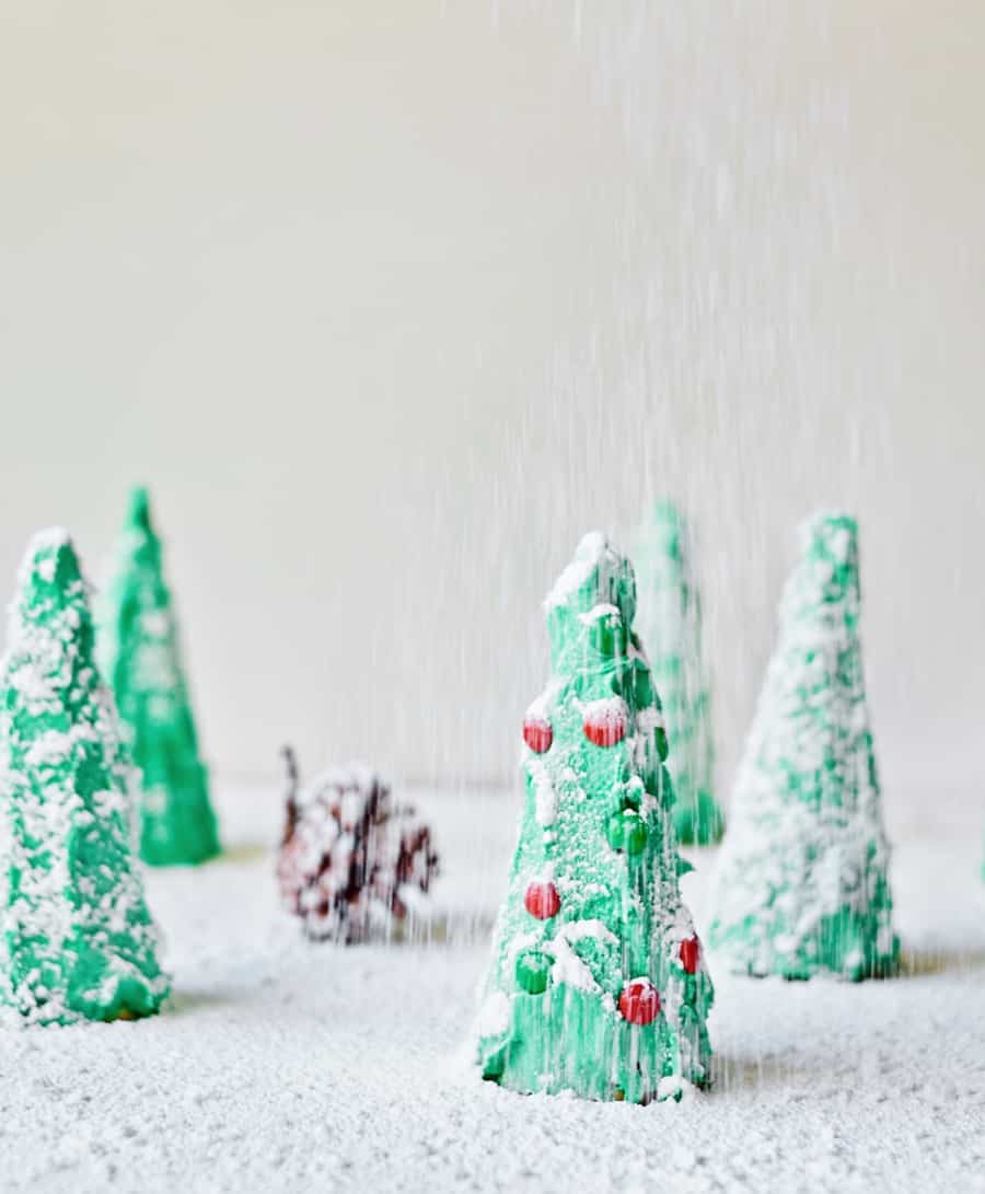 Ice Cream Cone Christmas Trees