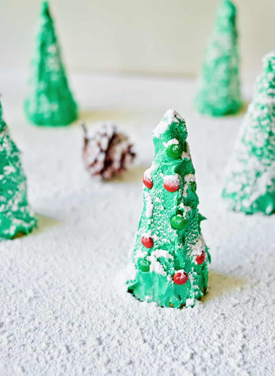 Ice Cream Cone Christmas Trees