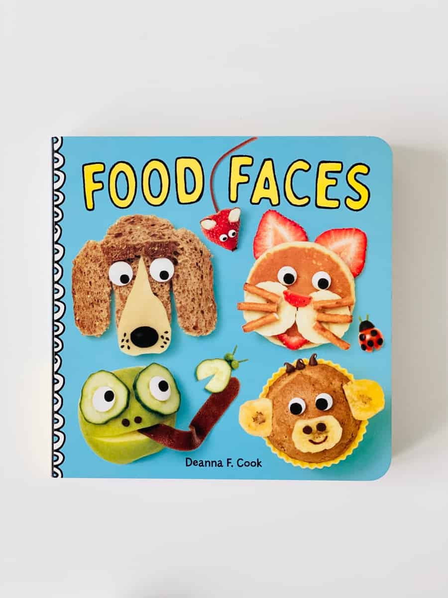 Food Faces Board Book by Deanna F. Cooks