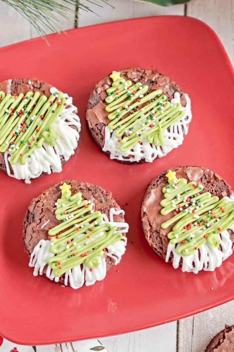 Christmas Tree Brownies