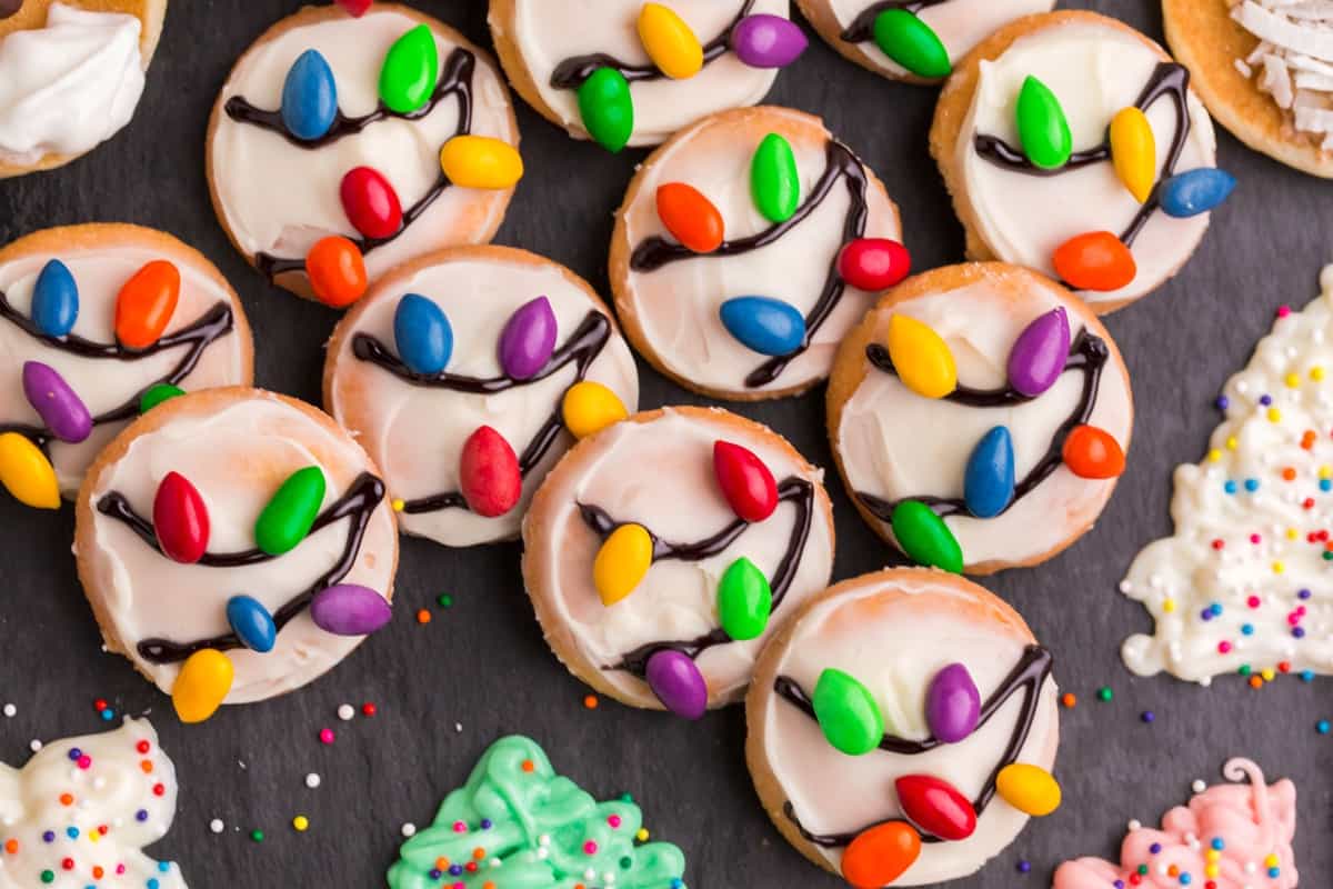 Christmas Light Cookies 