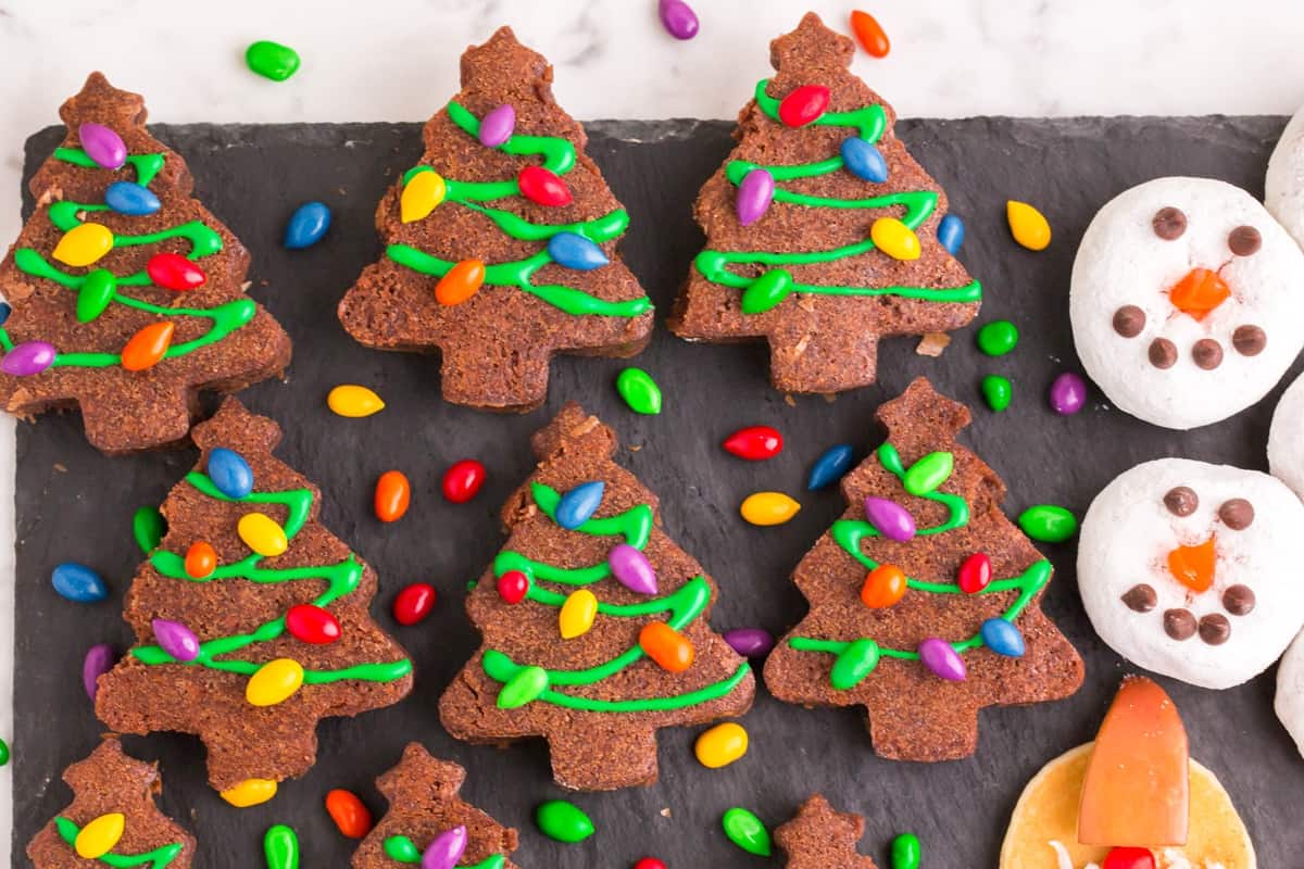 Christmas Tree Brownies