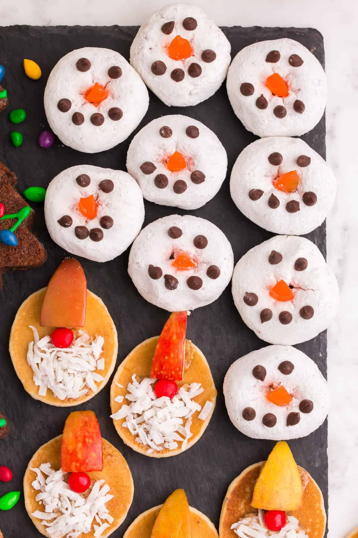 Snowman donuts