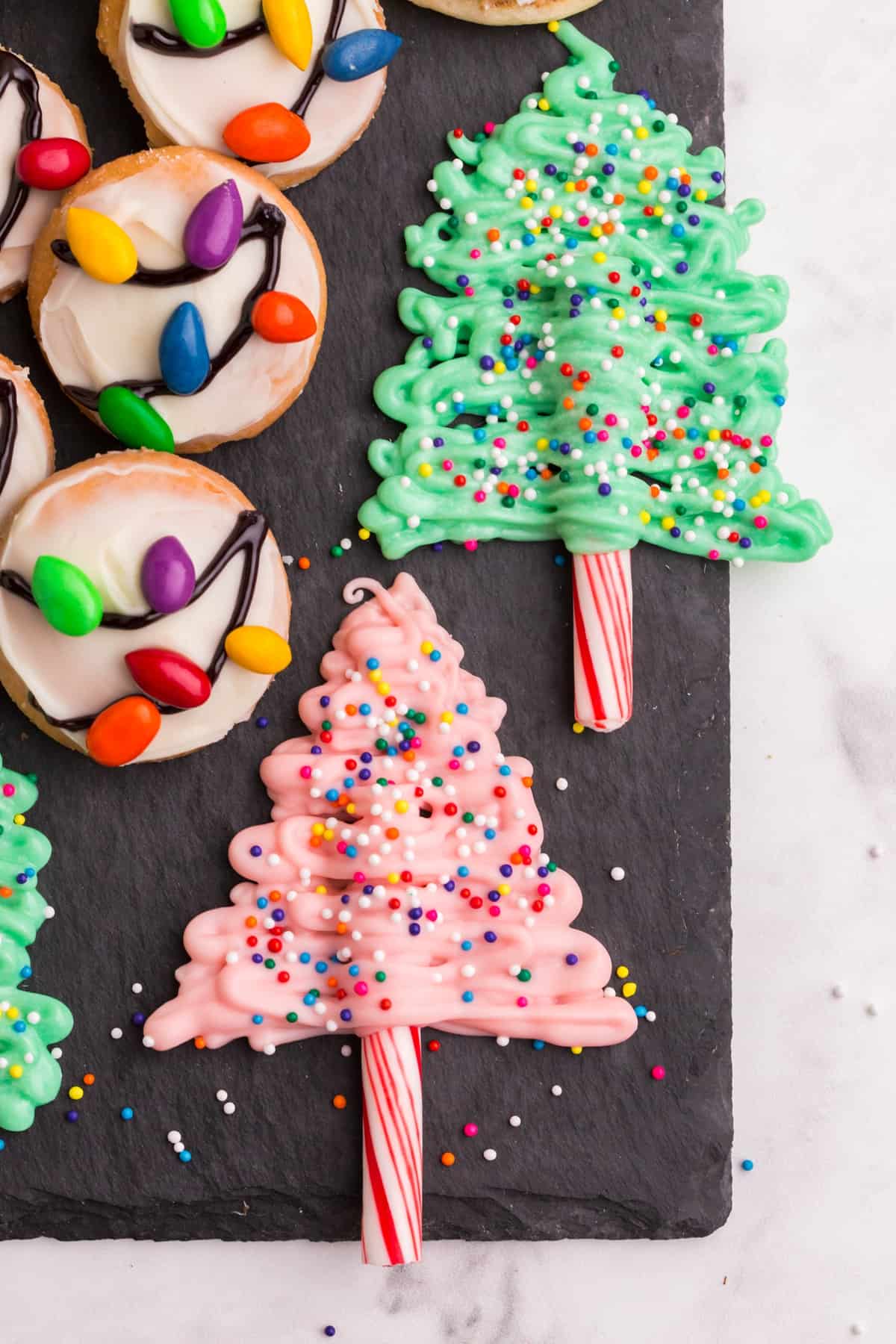 chocolate christmas trees