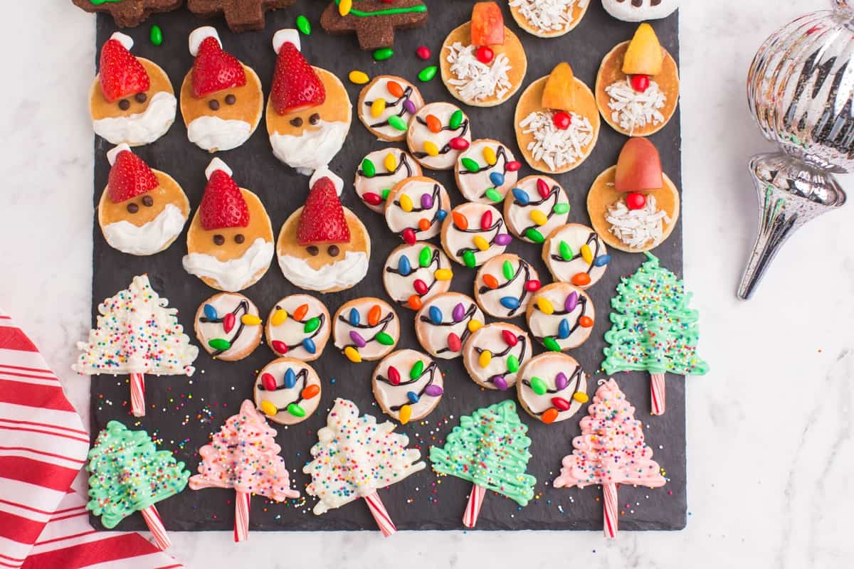 Old-Fashioned Christmas Candy Dessert Board - No. 2 Pencil