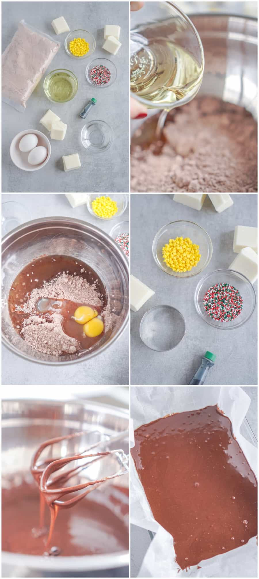 how to make christmas brownie treats