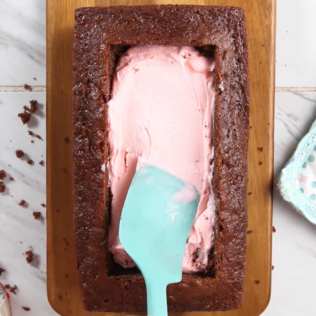 peppermint chocolate cake batter