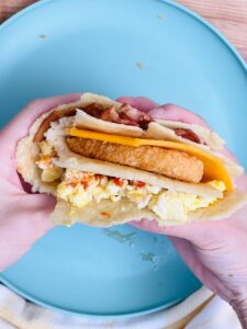 TikTok Breakfast Wrap Hack - Best wrap recipe made with pancakes!