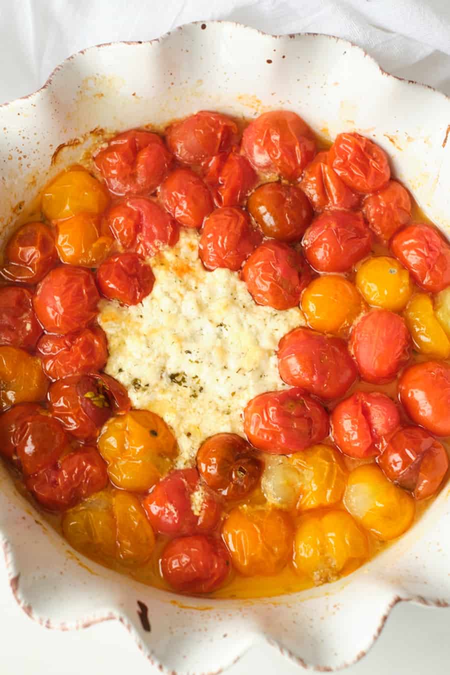 Herb and Goat Cheese Tomato Pasta