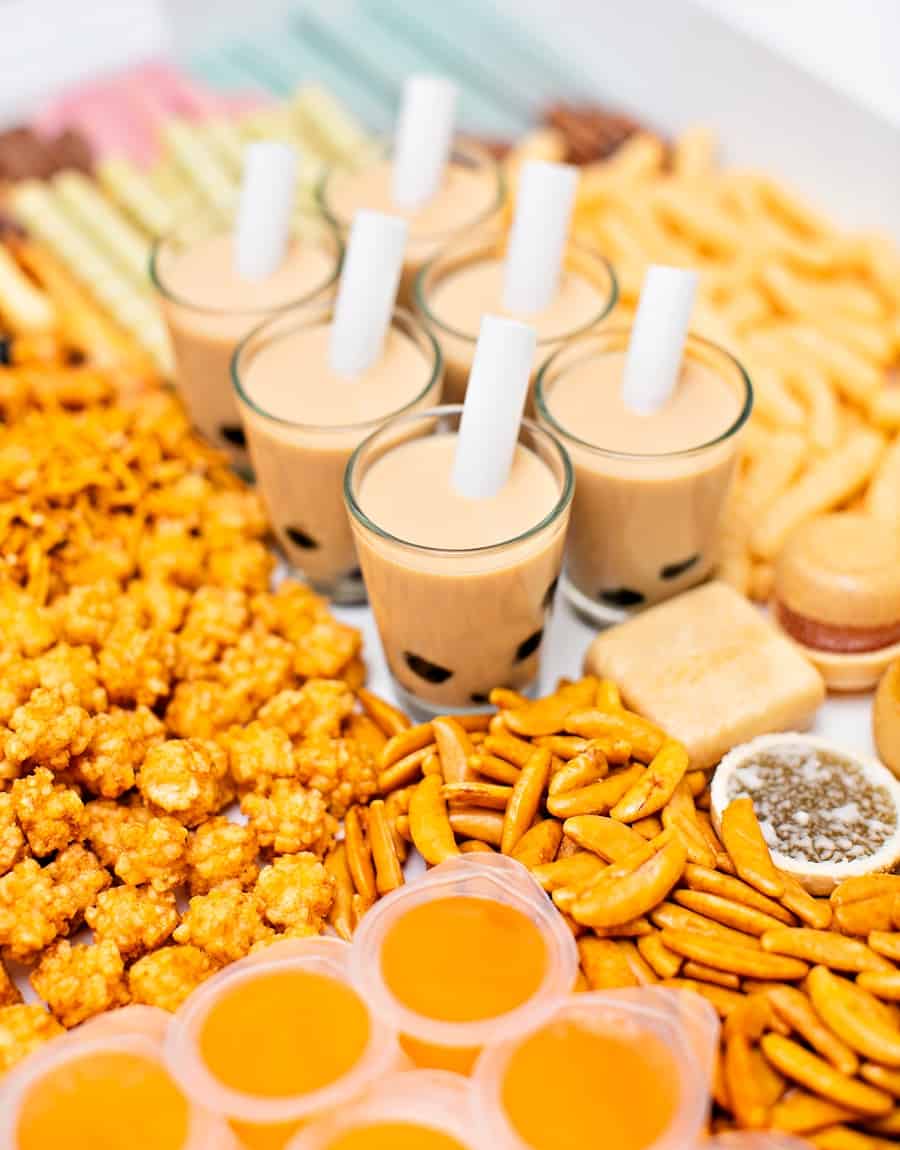 Asian Snacks Charcuterie Board - Best Chinese New Year Snacks