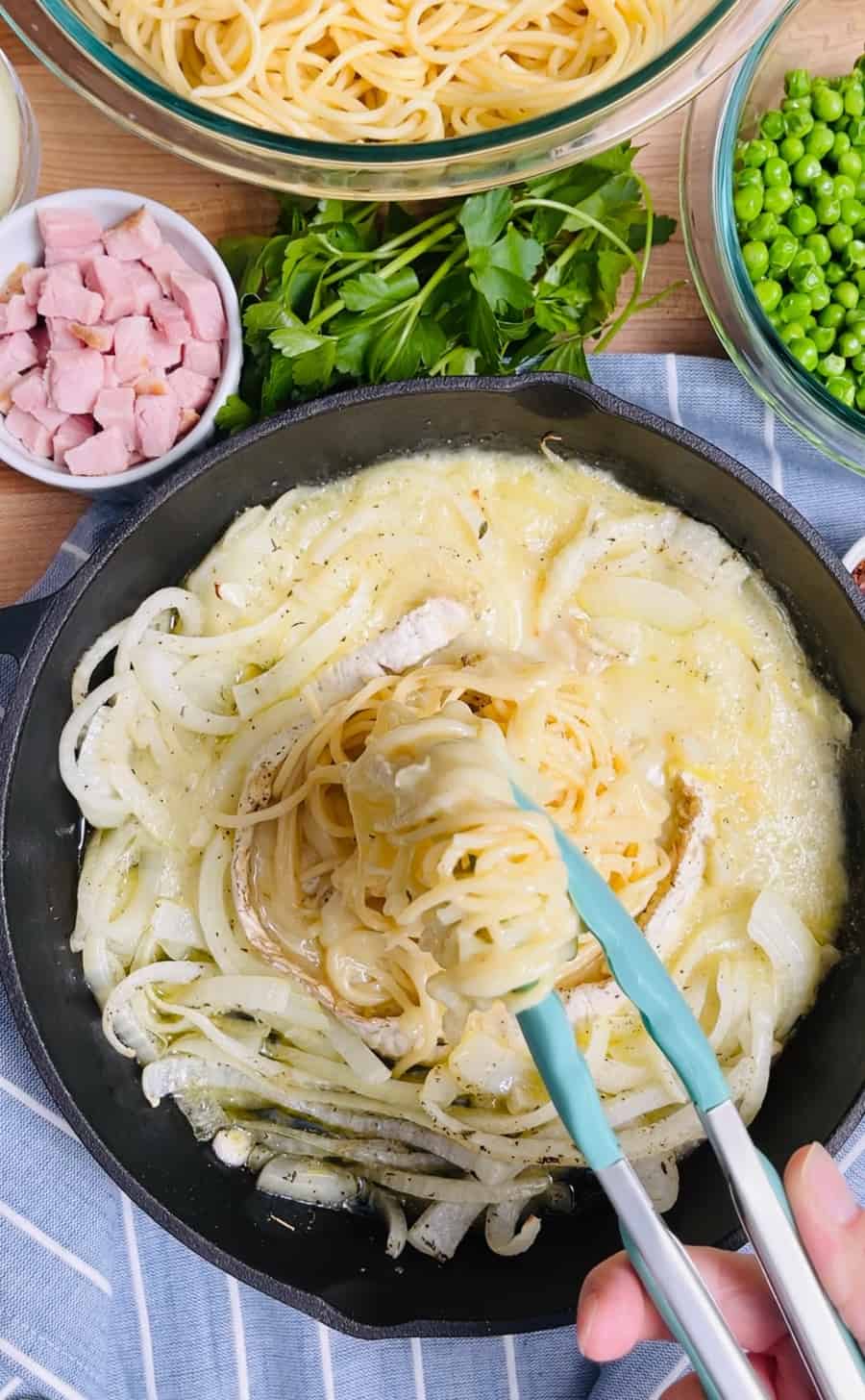 Baked Brie Spaghetti Recipe