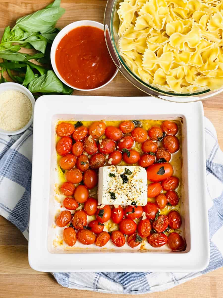 TikTok Baked Feta Pasta Recipe