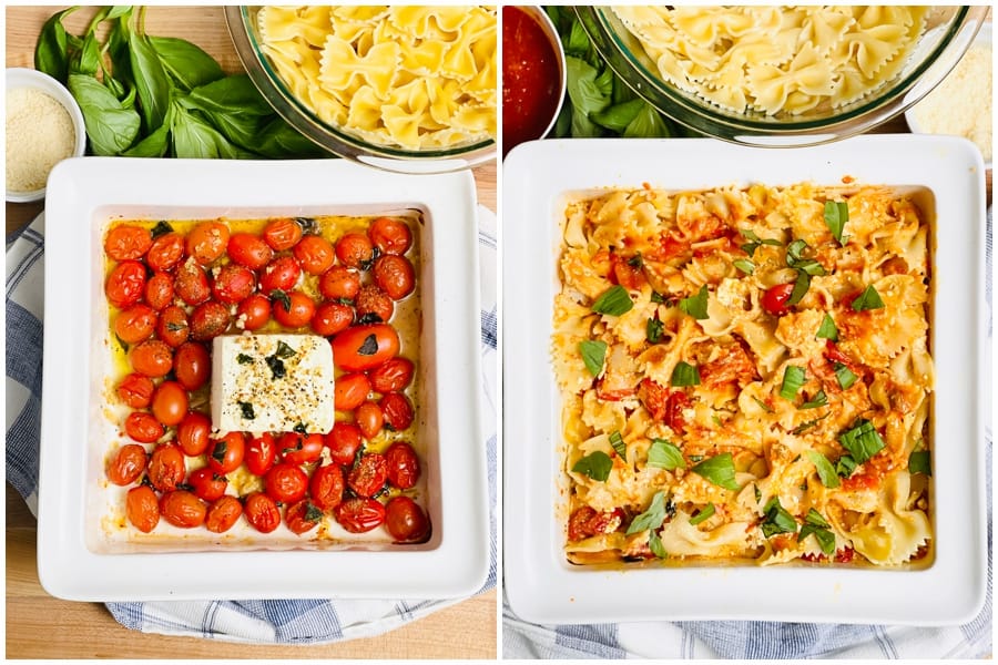 TikTok Baked Feta Pasta Recipe