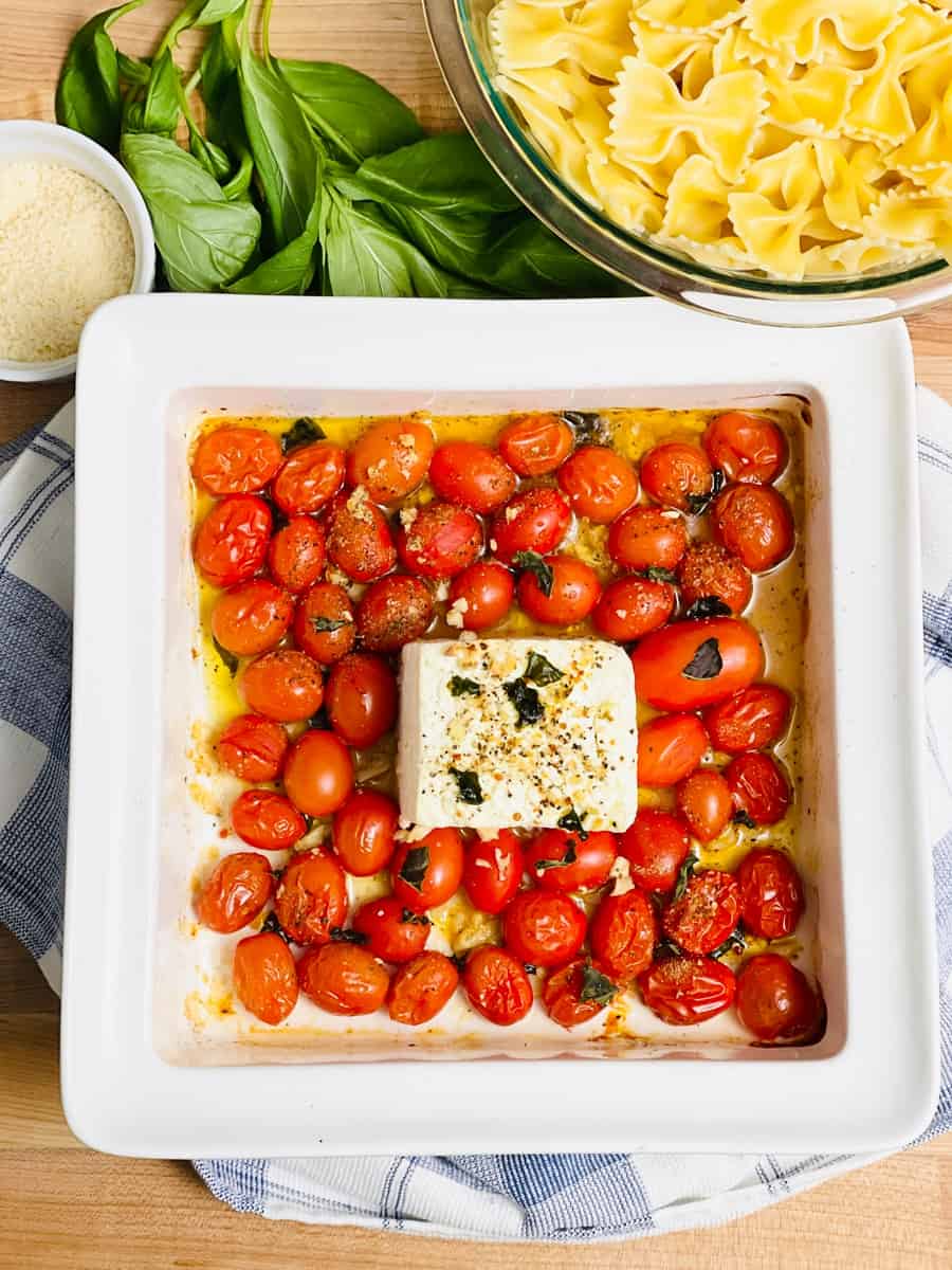 TikTok Baked Feta Pasta Recipe