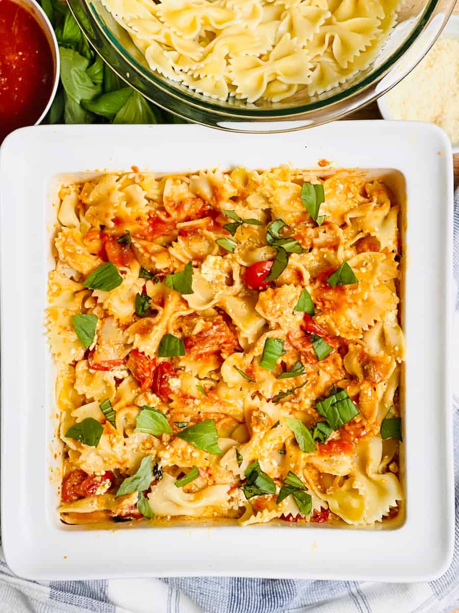 TikTok Baked Feta Pasta Recipe