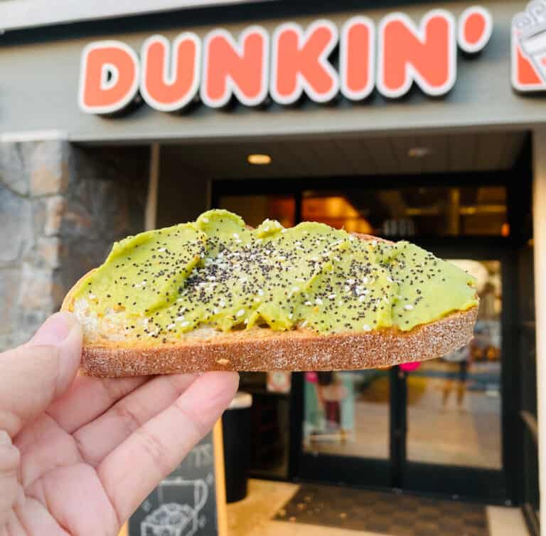 Dunkin' Donuts Avocado Toast We Tried It And Here's What It Tastes Like