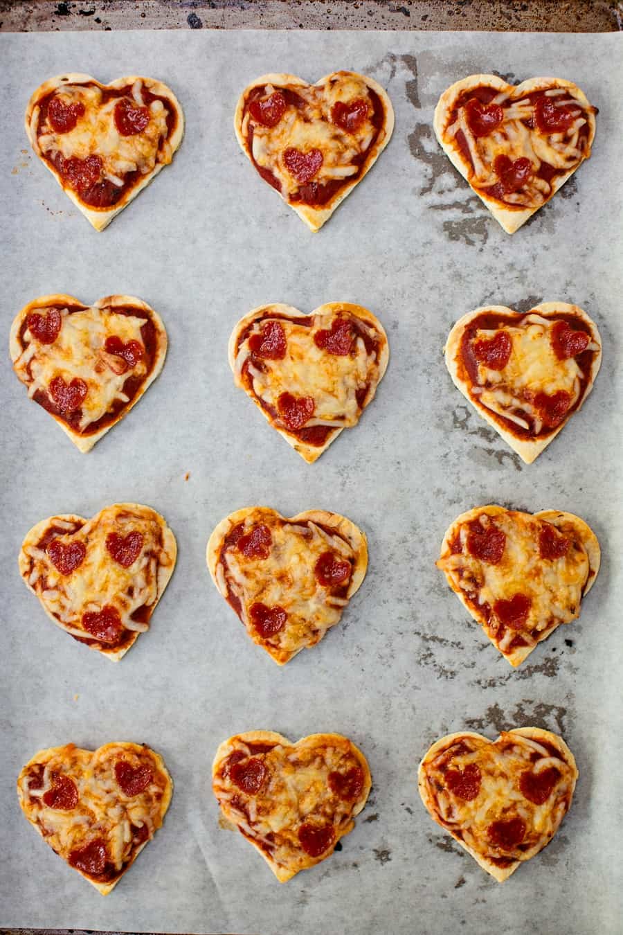 heart pizza valentine recipe