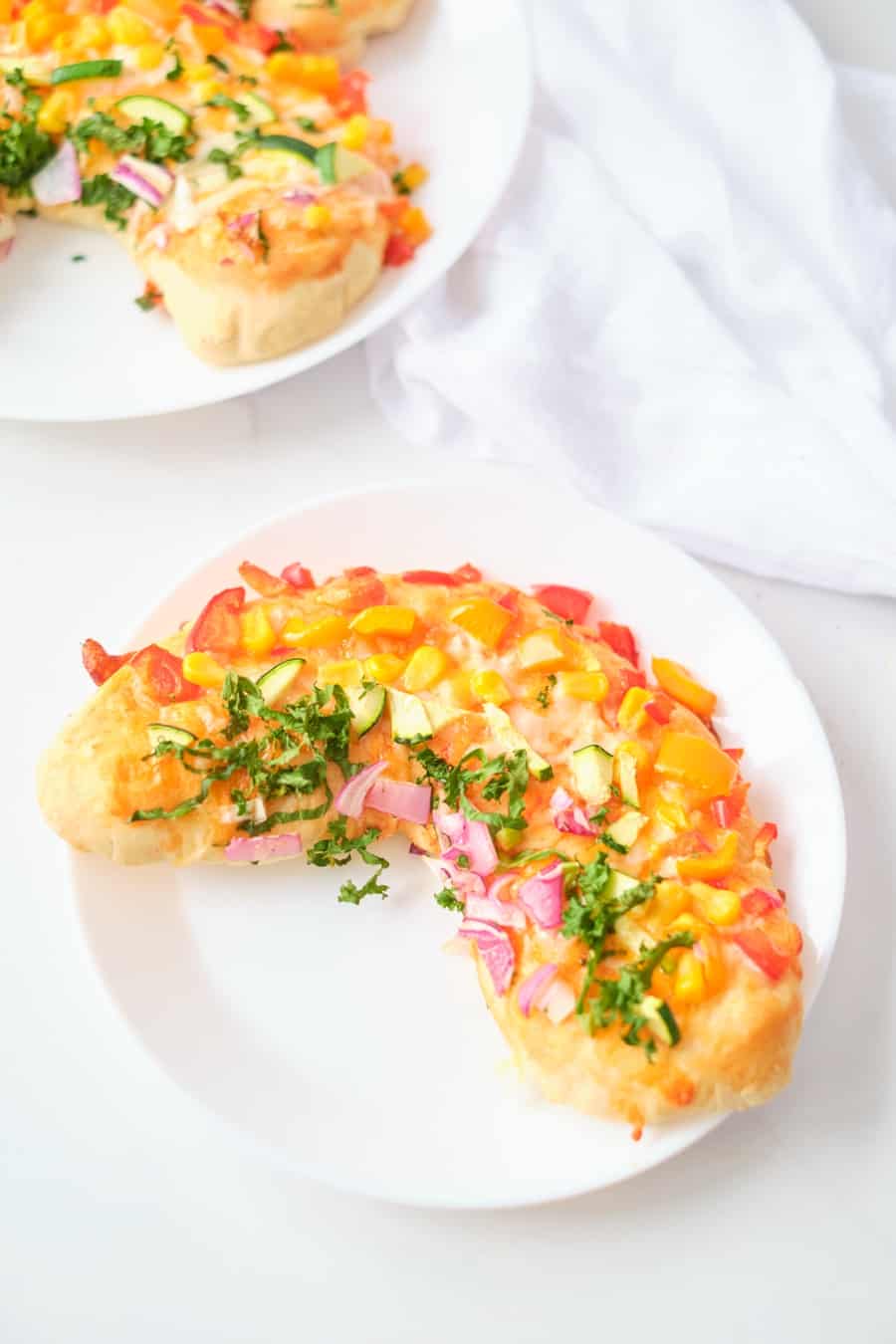 Mini Rainbow Pizzas
