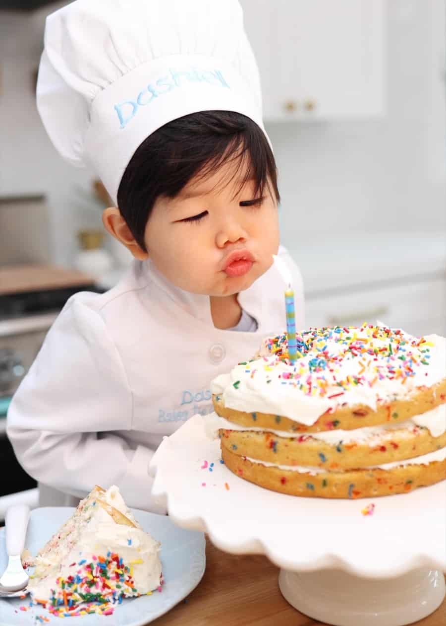 Molly Yeh's Sprinkles Cake - great birthday cake kids can make