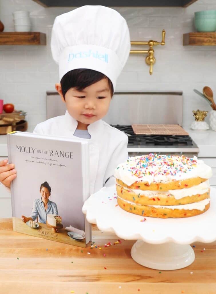Molly Yeh's Sprinkles Cake the perfect Funfetti cake even kids can make!