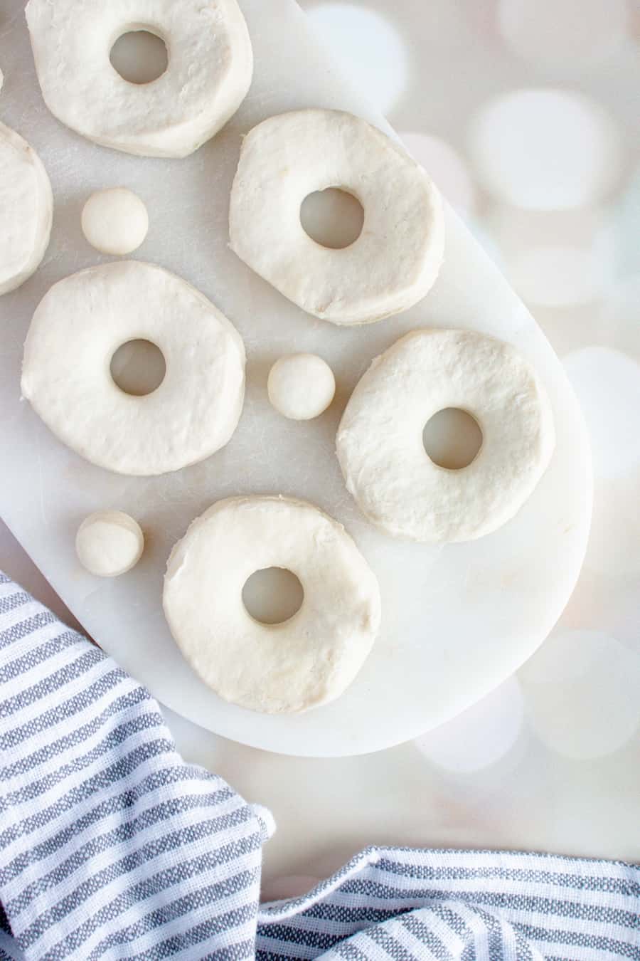 airy fryer donuts using biscuit dough