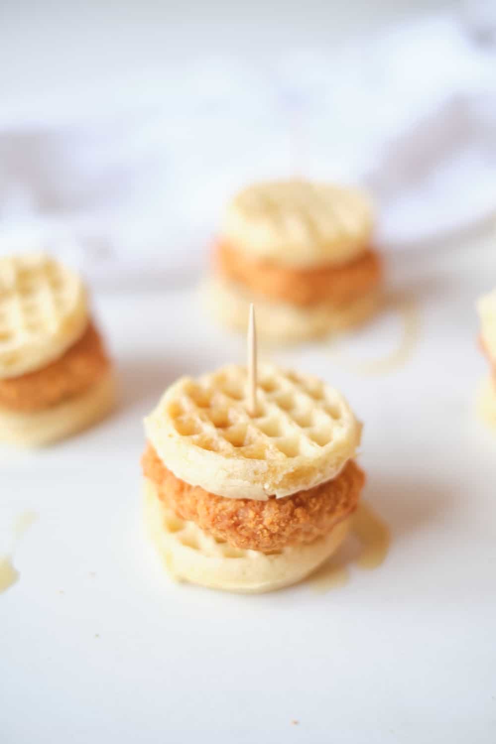 Easy Chicken and Waffles Sliders