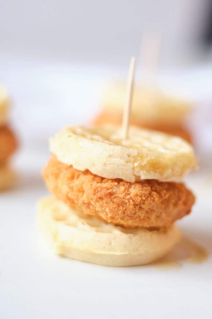 These Easy Chicken and Waffles Sliders Are A Win For Kids And Adults