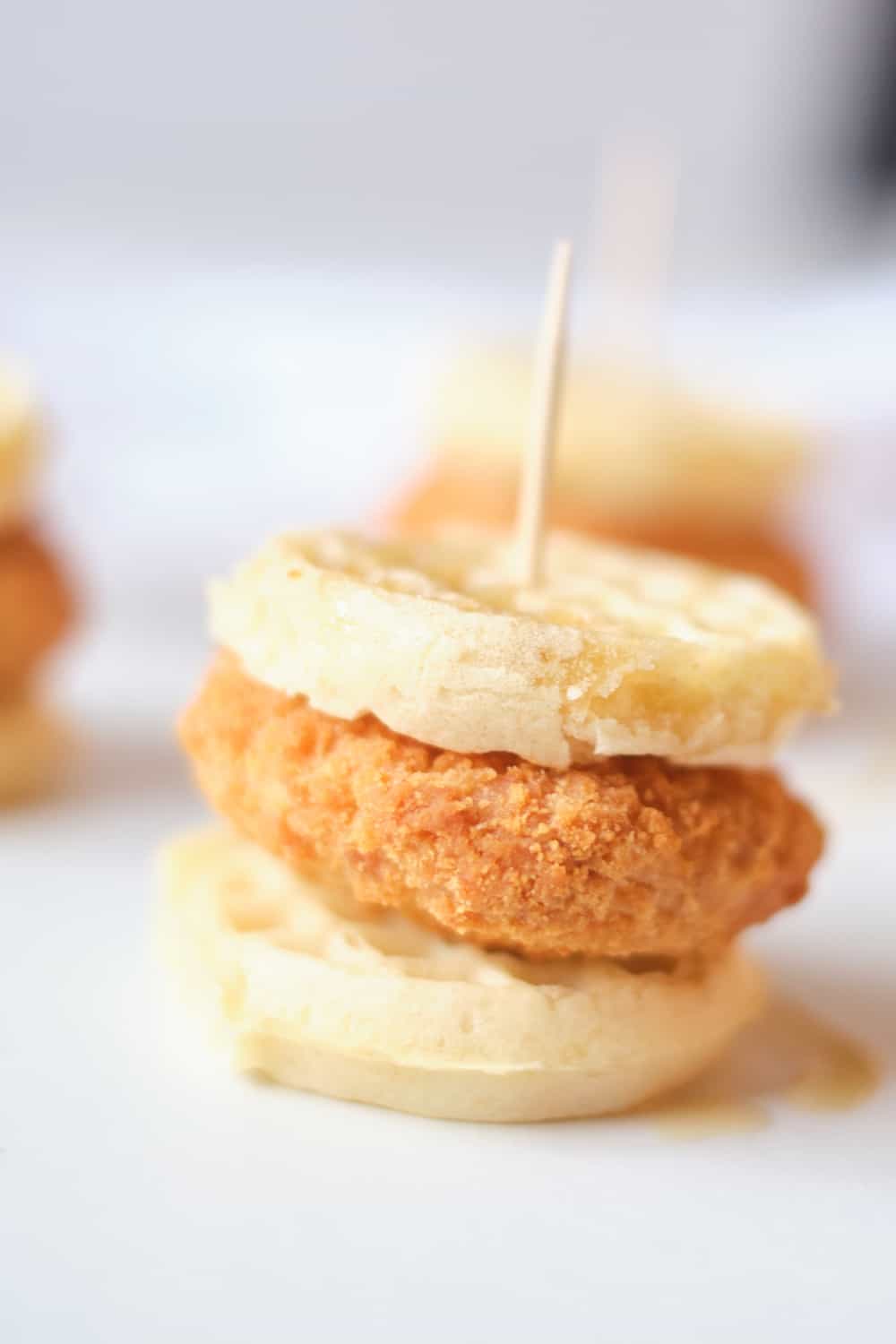These Easy Chicken and Waffles Sliders Are A Win For Kids And Adults