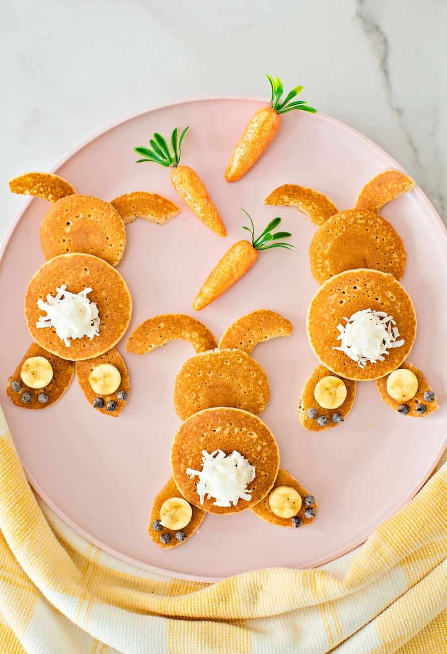 Mini Bunny Pancakes - Cutest Easter Breakfast Treat for Kids
