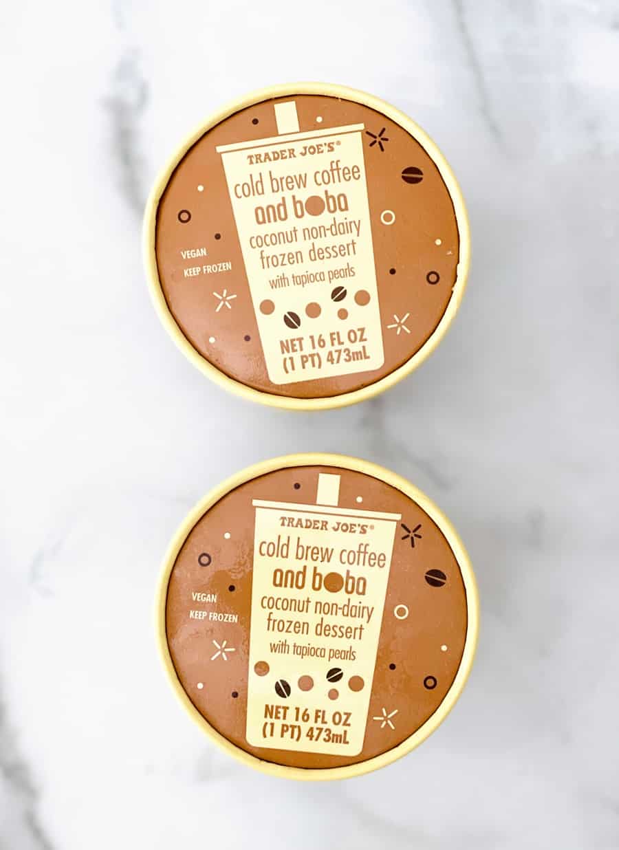 Trader Joe's Cold Brew Coffee Boba Ice Cream