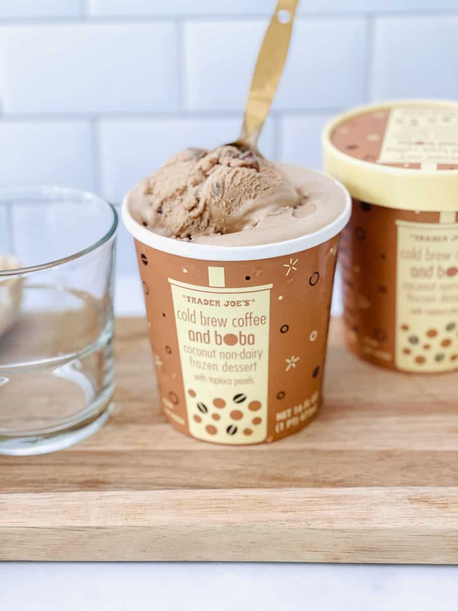 Trader Joe's Cold Brew Coffee Boba Ice Cream