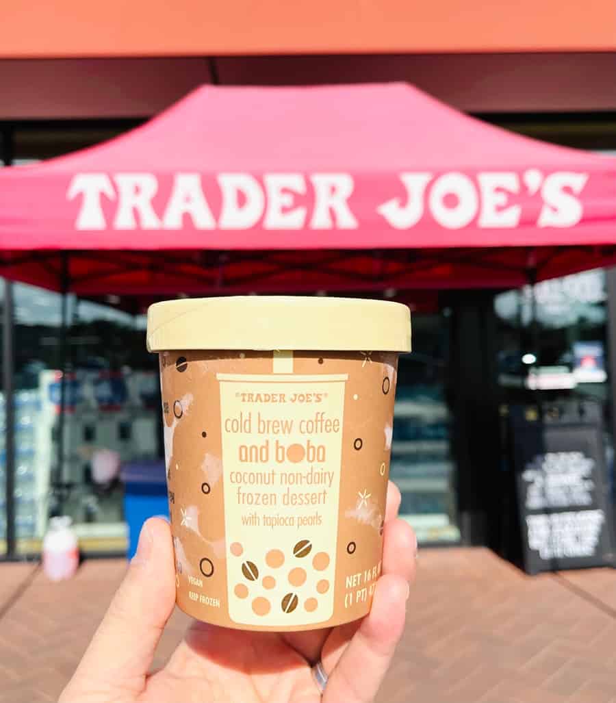 Trader Joe's Cold Brew Coffee Boba Ice Cream