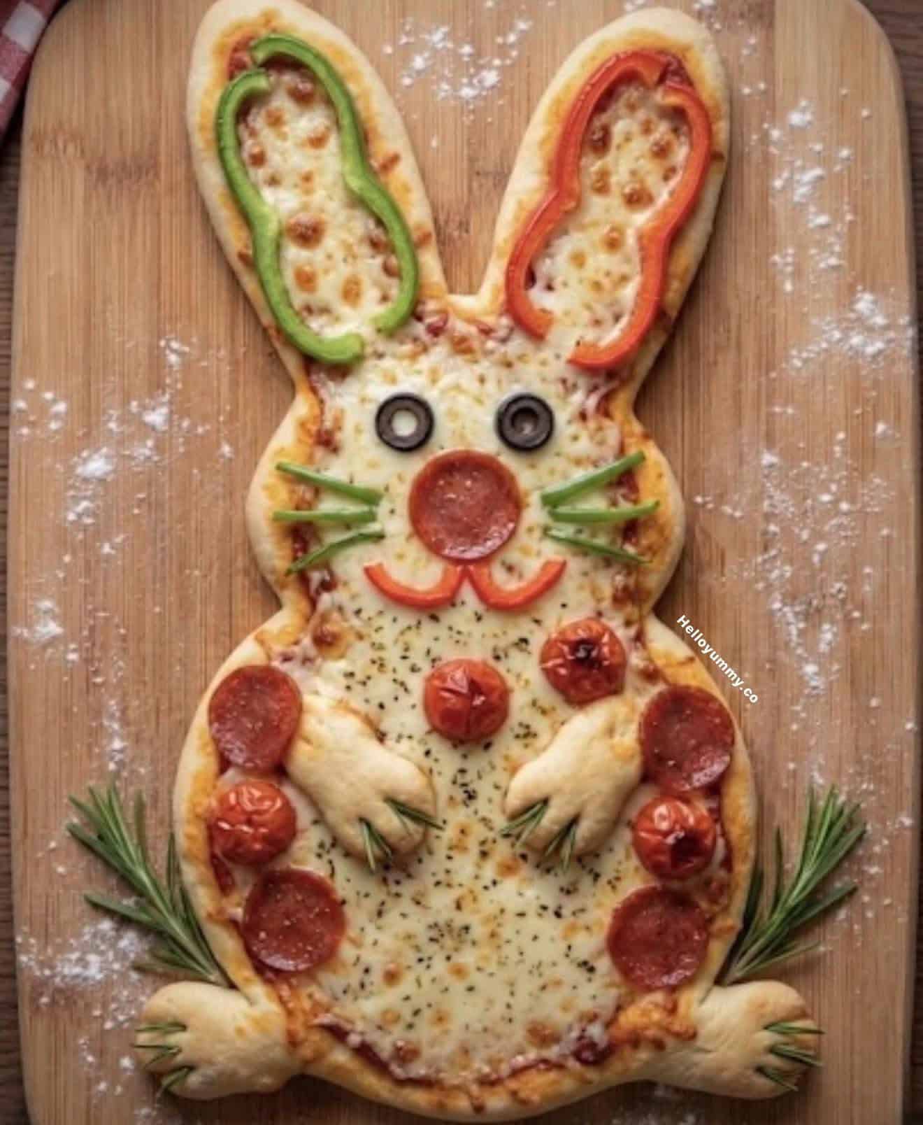 bunny pizza