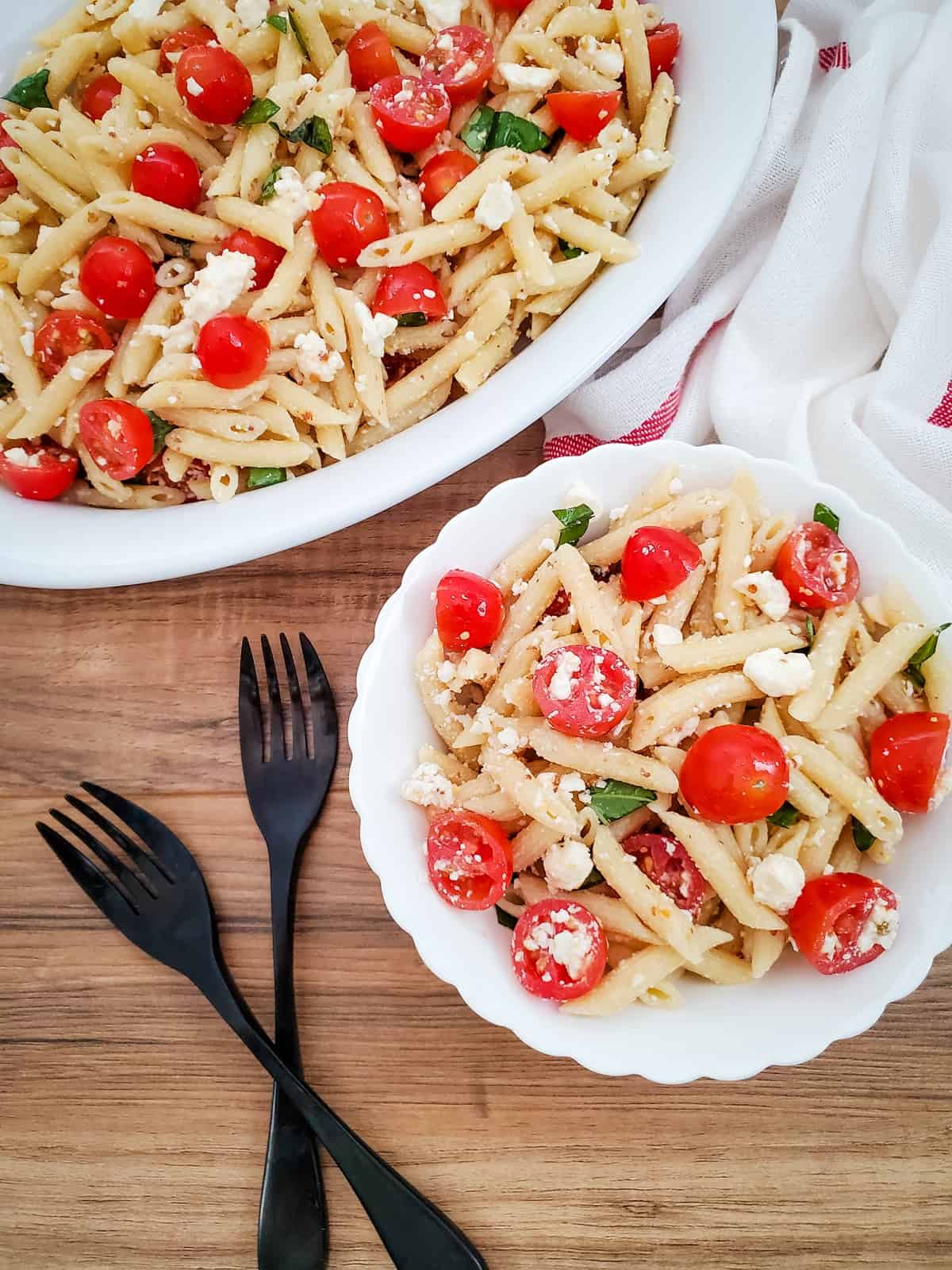 Esitellä 75+ imagen basil feta tomato pasta - abzlocal fi