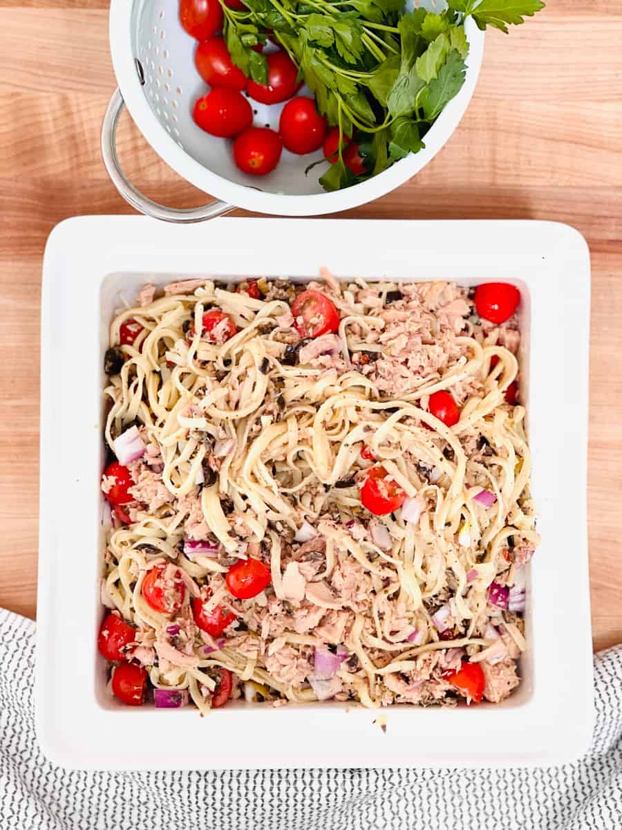 Tuna Tapenade Pasta Recipe