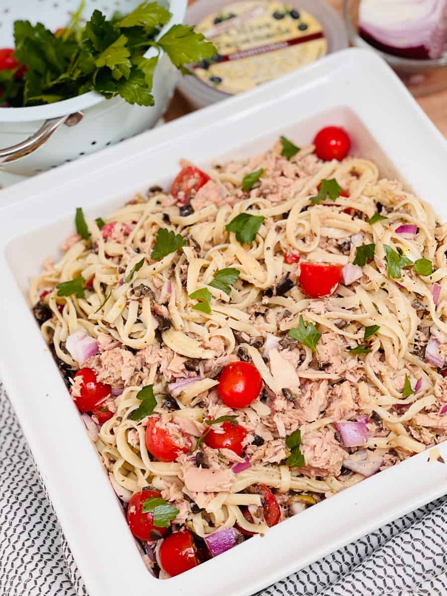 Tuna Tapenade Pasta Recipe