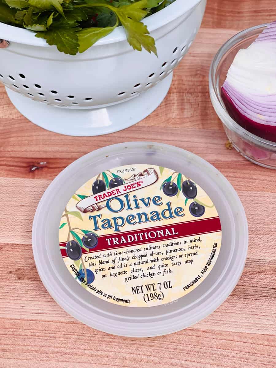 Tuna pasta with Trader Joe's Olive Tapenade