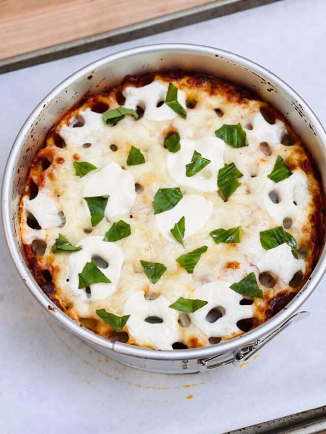 Pasta Cake Recipe AKA Rigatoni Pie