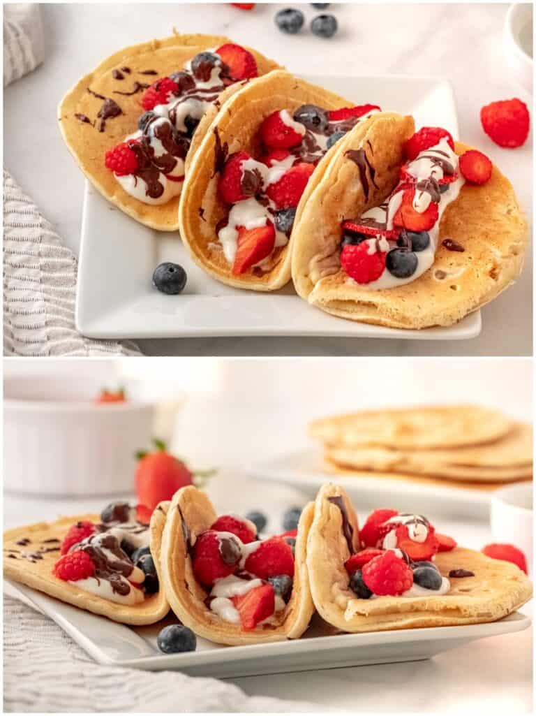 Pancake Fruit Tacos Easy Healthy Breakfast